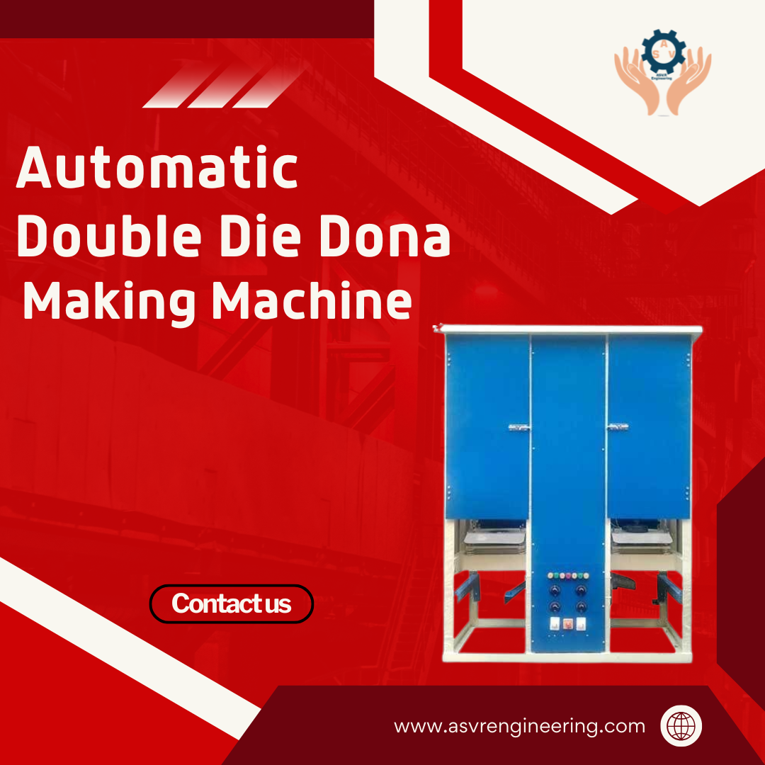 Fully Automatic Double Die Dona Making Machine Exporters in India | High Speed Paper Bowl Machinery Manufacturer